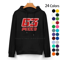 Francesco Pure Cotton Hoodie Sweater 24 Colors Francesco Pecco Bagnaia Racing Race Motobike Moto Bikes Motorcycle Motorsport 63