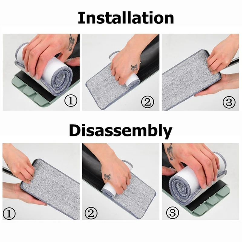 5/1PCS Microfiber Mop Cloth Practical Replacement Mop Cloth Household Mop Head Cleaning Pad Washable Dust Home Cleaning Tools