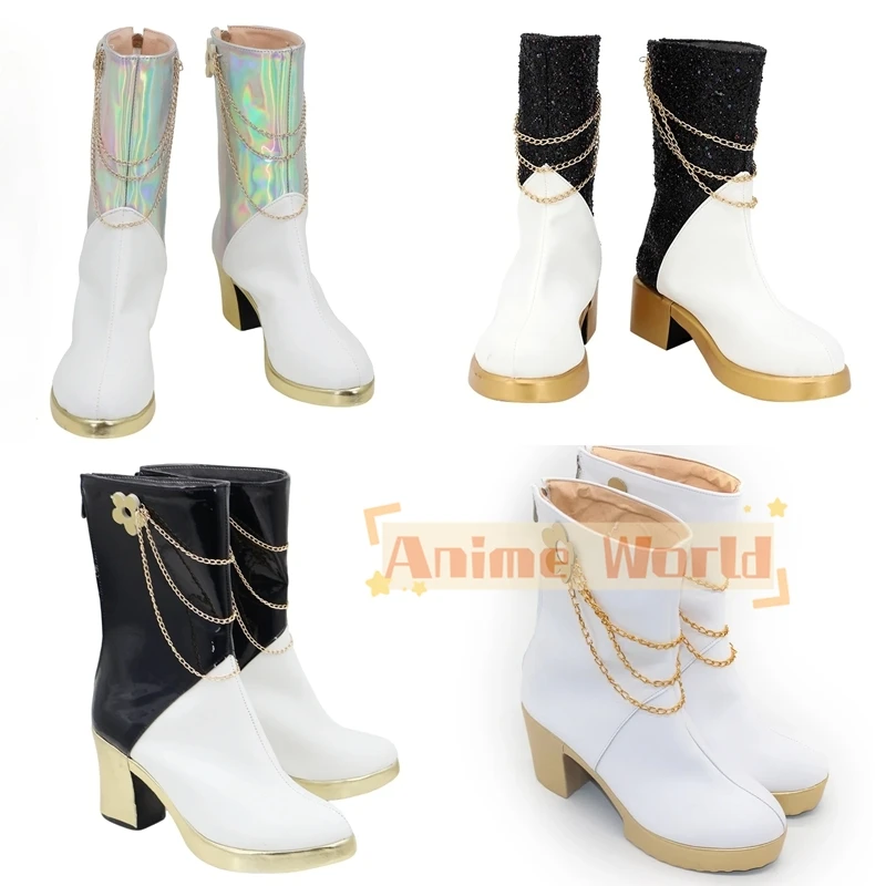 

KPop Охотники Демонов Мира Косплей Костюм Обувь Аниме Карнавальная Вечеринка Сапоги на Хэллоуин Индивидуальная Обувь Для Взрослых Детей Сапоги