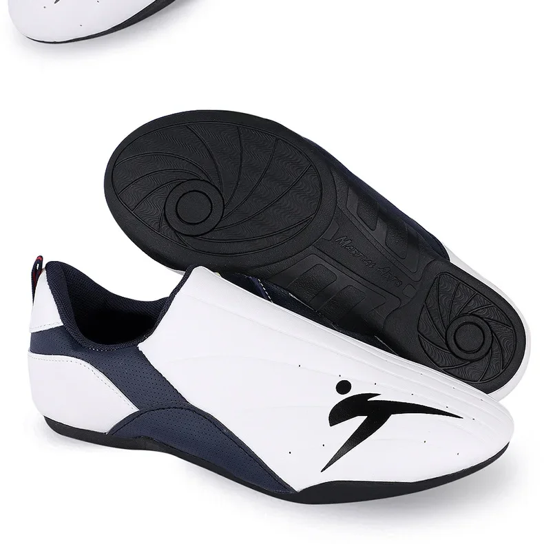 Erwachsene Kinder Verschleißfeste Taekwondo-Trainerschuhe Karate-Turnschuhe Dicke weiche Sohle Atmungsaktive Männer Kampfsport Kung Fu Boxschuh – Detail 10