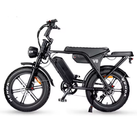 H9 Ebike Upgrade 250w 500w 1000w Electric Sport E-bike With 48v Fat Tire Mountain Off-road V8 Fatbike for City and Europe