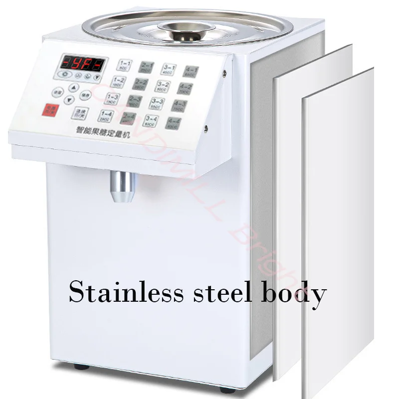 آلة الفركتوز التجارية الحليب الشاي متجر المعدات التلقائي قياس الفركتوز التحكم في الحواسيب الصغيرة