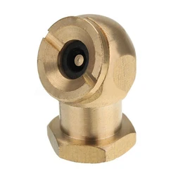 New 1pc 1/4 NPT Car Chuck Ball Tire Lock-on Copper Tyre Inflator Valve Connector