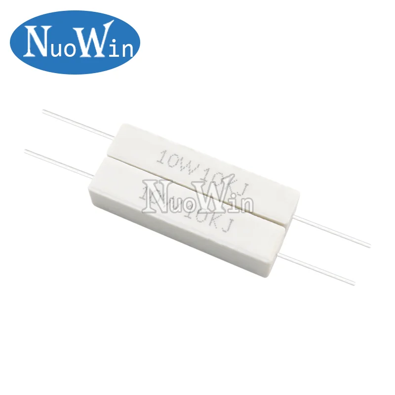 10pcs 10W 5% Cement Resistor Power Resistance 0.1-10K 0.1R 0.5R 10R 50R 0.22 0.33 0.5 1 2 5 8 10 15 20 25 30 100 1K 2K 3K ohm