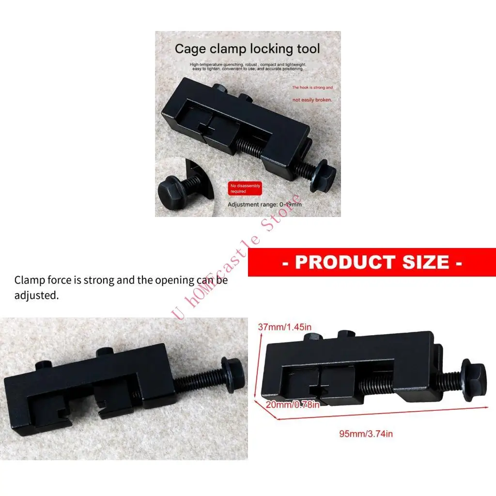63HF Vehicle CV Boot Clamp Pliers Universal Drive Shaft Clamping Tool for Secure Clamp Installation and Removal Easy To Use