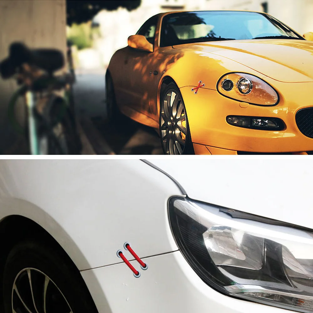 

Креативные и забавные шнурки, автомобильная наклейка, 3D имитация нашивки, клейкая повязка, наклейка, украшение для кузова, царапины, наклейка