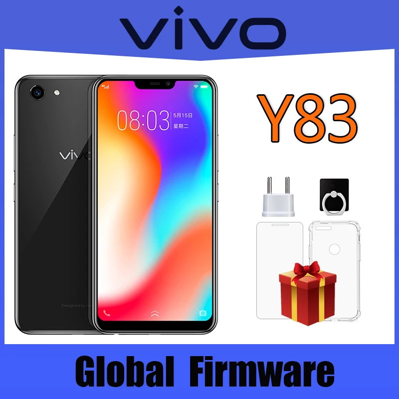 

Global version celular vivo y83 4 64GB Global Version free shipping Beauty Camera 1520x720 pixels MediaTek Helio P22