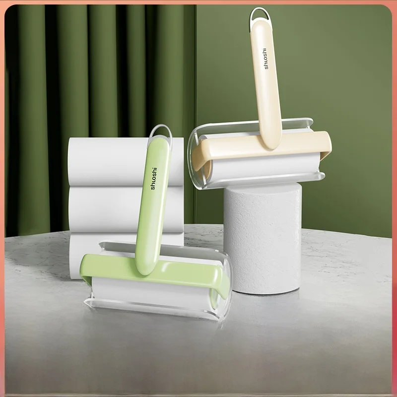 rolo-adesivo-removedor-de-pelos-para-roupas-e-cama-limpeza-de-poeira-e-remocao-de-residuos-de-cola-marca-zunyi-modelo-2374