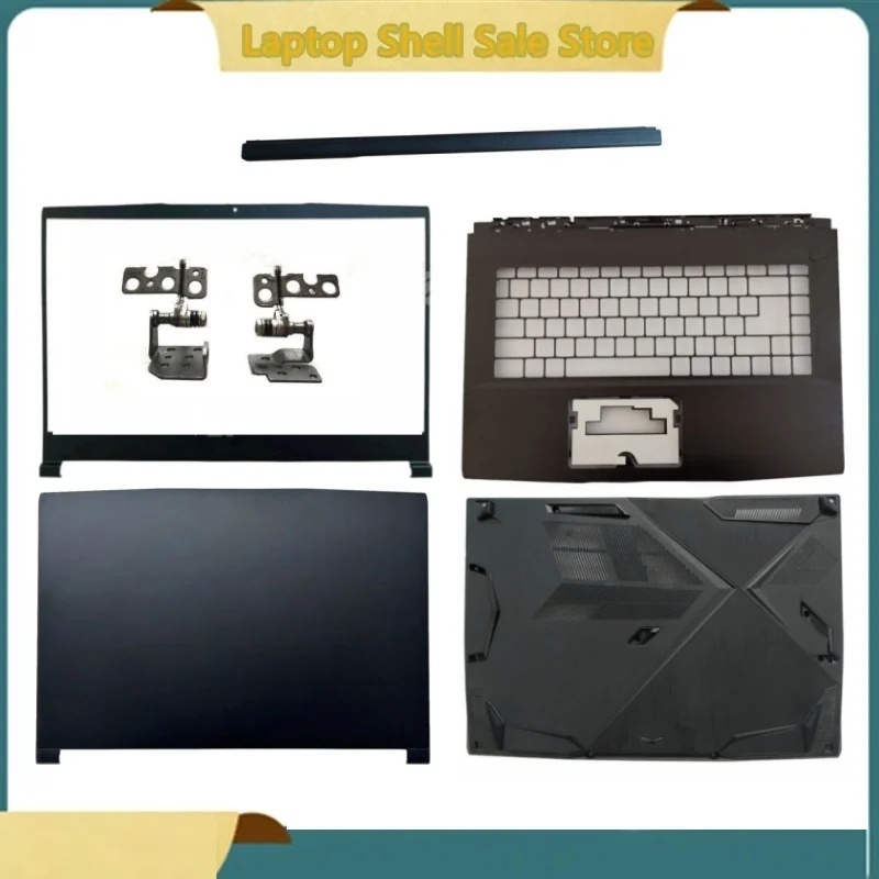 New For MSI GF63 GF63VR 8RC 8RD MS-16R1 Rear Lid Rear Lid LCD Back Cover/Bezel/Palmrest Cover Upper Case/Bottom Base/ Hinges