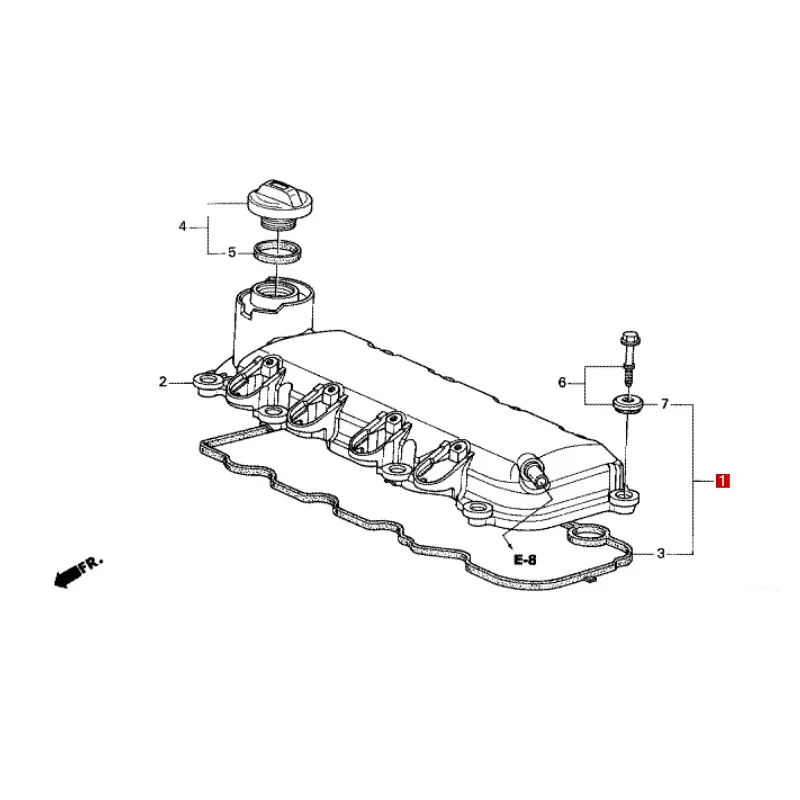 12030-PWA-000 Suitable for Ho nd a Fi t Cylinder head gasket, valve cover repair kit, sealing gasket