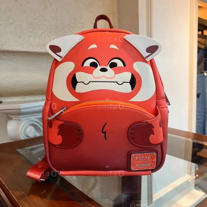 Loungefly Disney Pixar Turning Red Panda Cosplay Backpack Womens Double Strap Shoulder Bag Purse