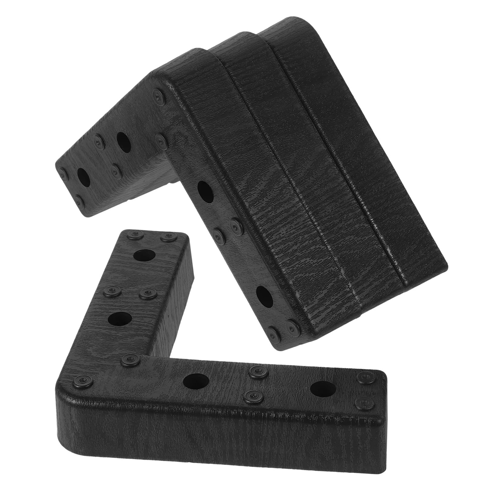 

4pcs Plastic niture Risers Bed Lifts Sofa Legs Heavy Duty Table Riser For Couch Chair Desk Fridge Storage Space Floor