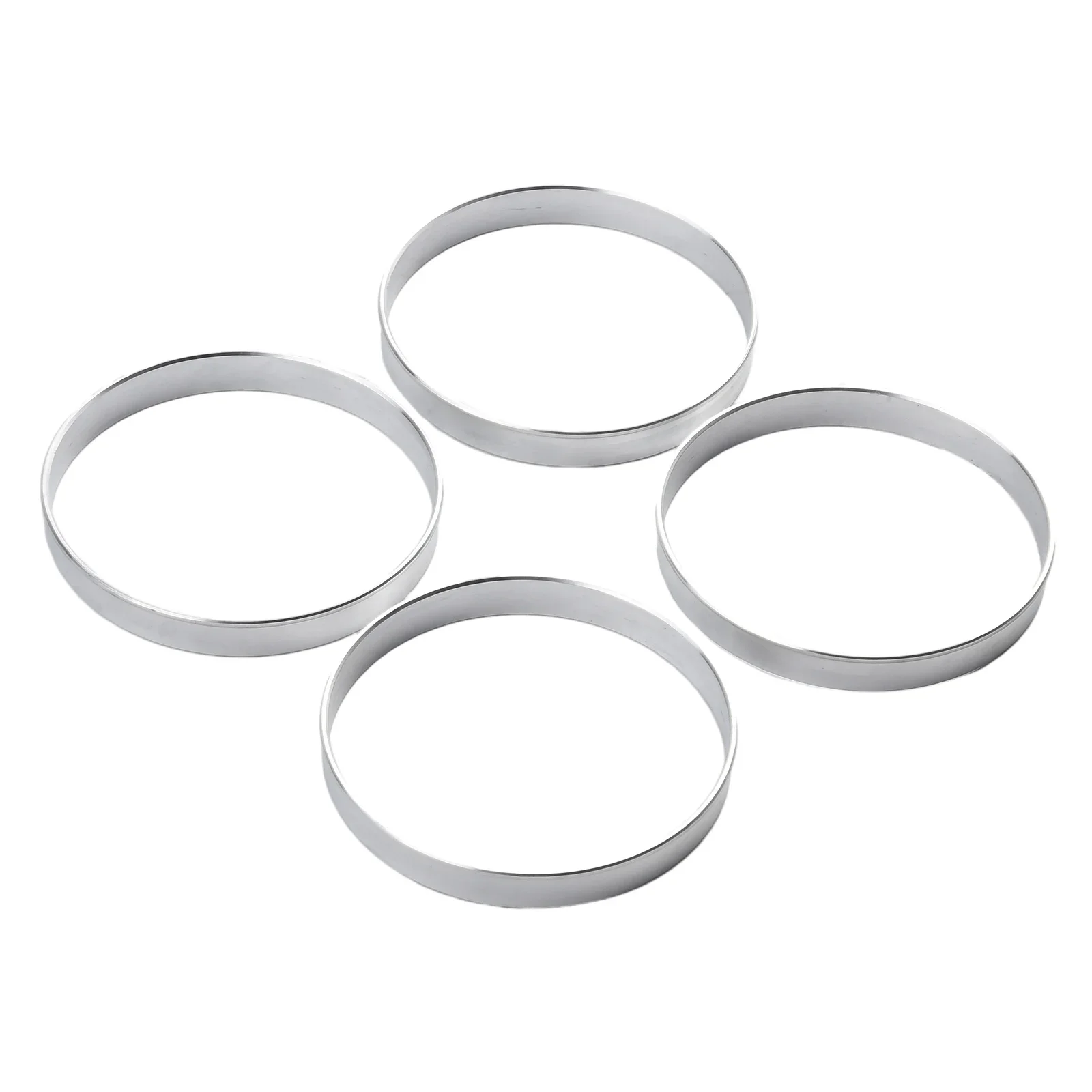 4 Aluminum Wheel Center Locating Rings For BMW 1 / 3 / 4 / 5 / 7 Series,, X3, X4, X6 72.6 Mm Car Wheels To 74.1 Mm Wheel Bore