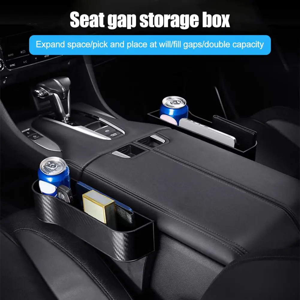 

Car Storage Case Multi-compartment Car Storage Organizer with Quick Installation Console Seat Gap Cup Holder Auto Solution Car