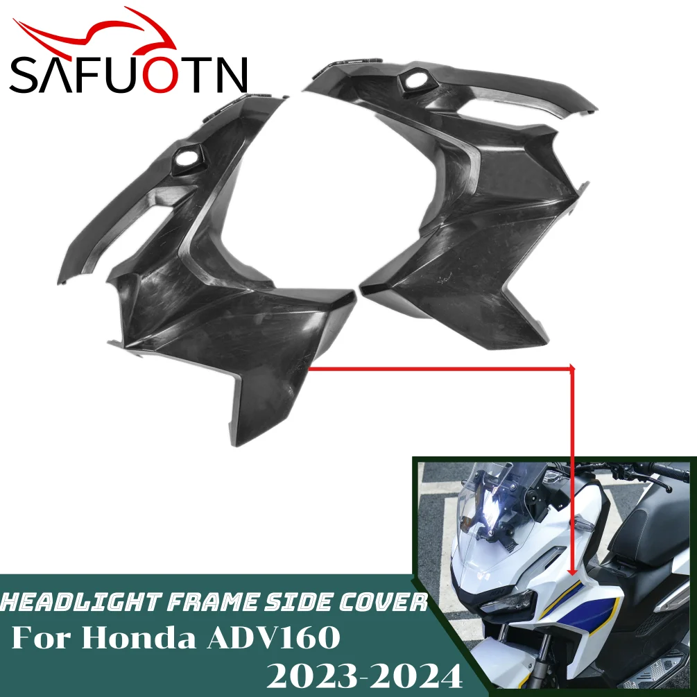 ADV160 Headlight Frame Side Cover Fairing for Honda ADV 160 2023 2024 Motorcycle Bodywork Fairings Cowls Injection Accessories