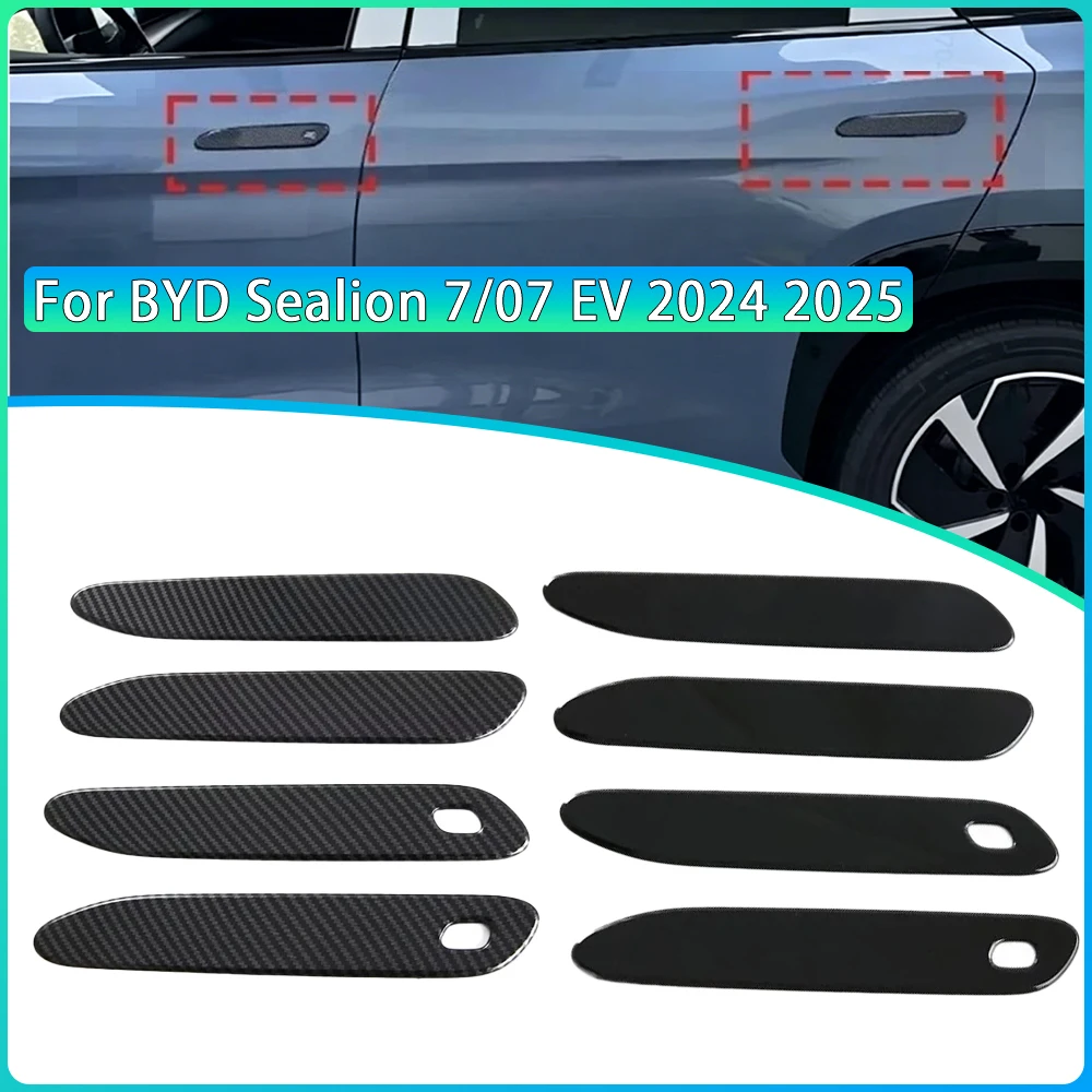 

Premium Car Door Handle Cap Cover Sticker for BYD Sealion 7/07 EV 2024 2025 LHD RHD Interior Accessories