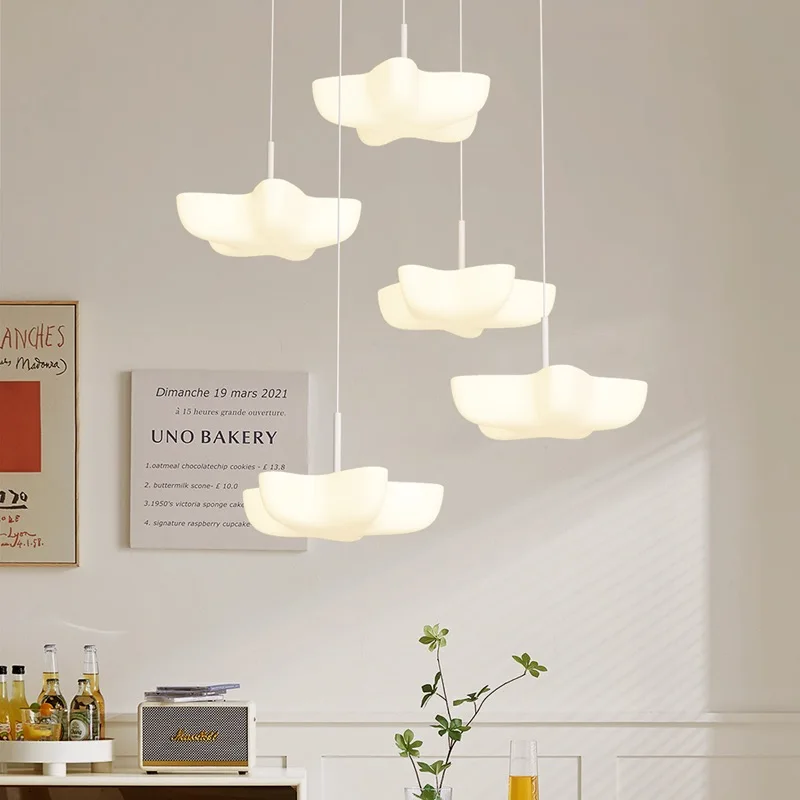 

Nordic Cloud LED Pendant Lights Modern Chandeliers for dining table island Table Living Room Bedroom Home Decor Lustre Fixtures