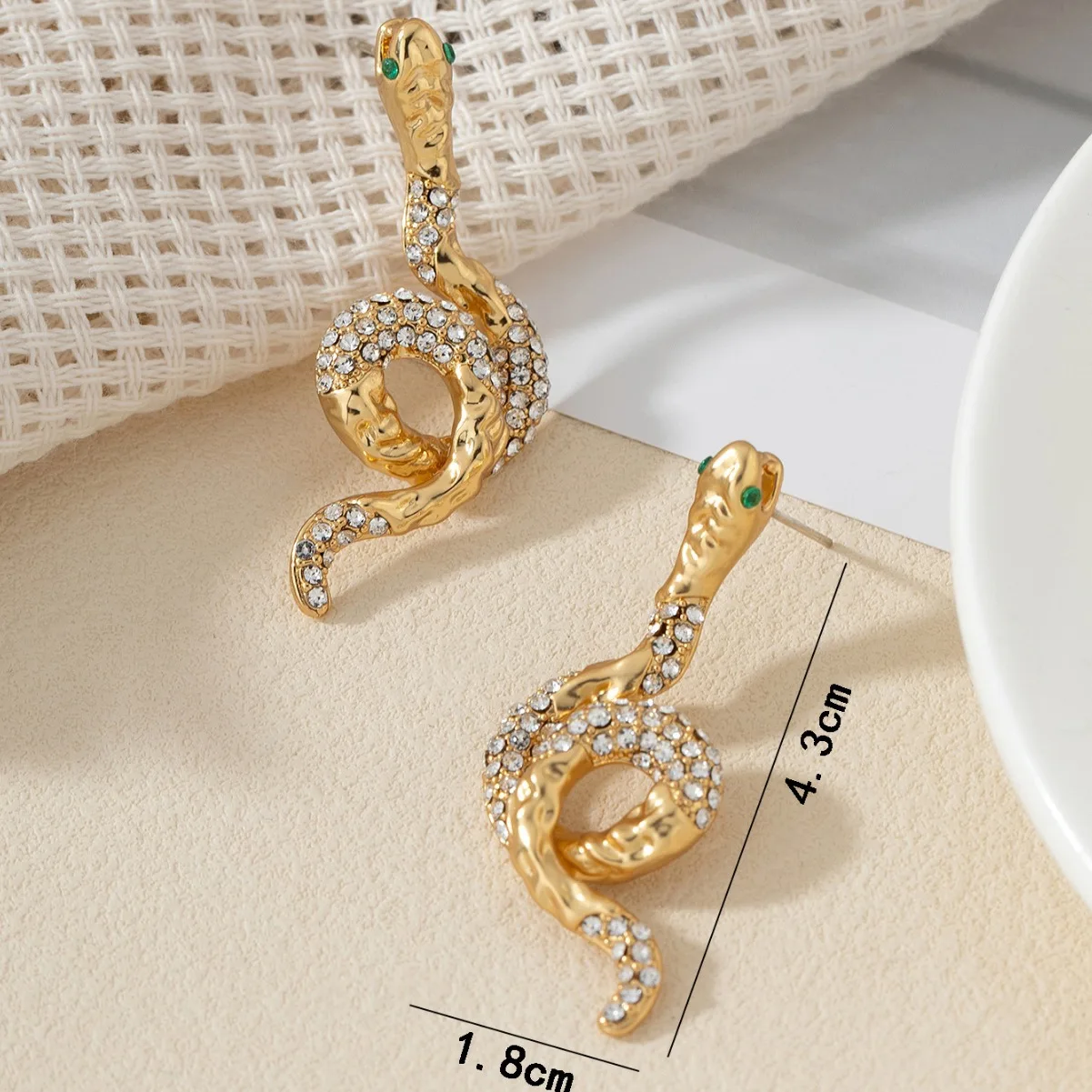 AB Snake Series, A Collection of Exquisite and Dynamic 18K Earrings Designed By A Niche Genius in Europe and America