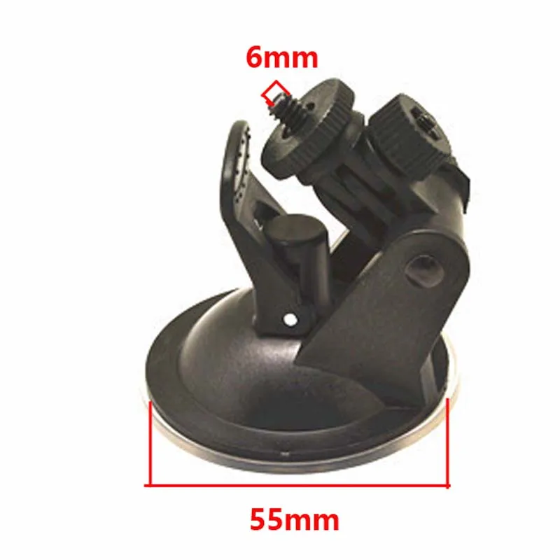 55MM 65MM Base Option Car Driving Recorder Gps Holder Silicone Sucker 6mm Screw Ball Head Bracket for 360 YI Xiaomi DVR Camera