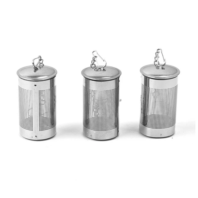 

Ситечко для заваривания чая, из нержавеющей стали, цилиндрический фильтр для специй, Многофункциональный кухонный бытовой инструмент
