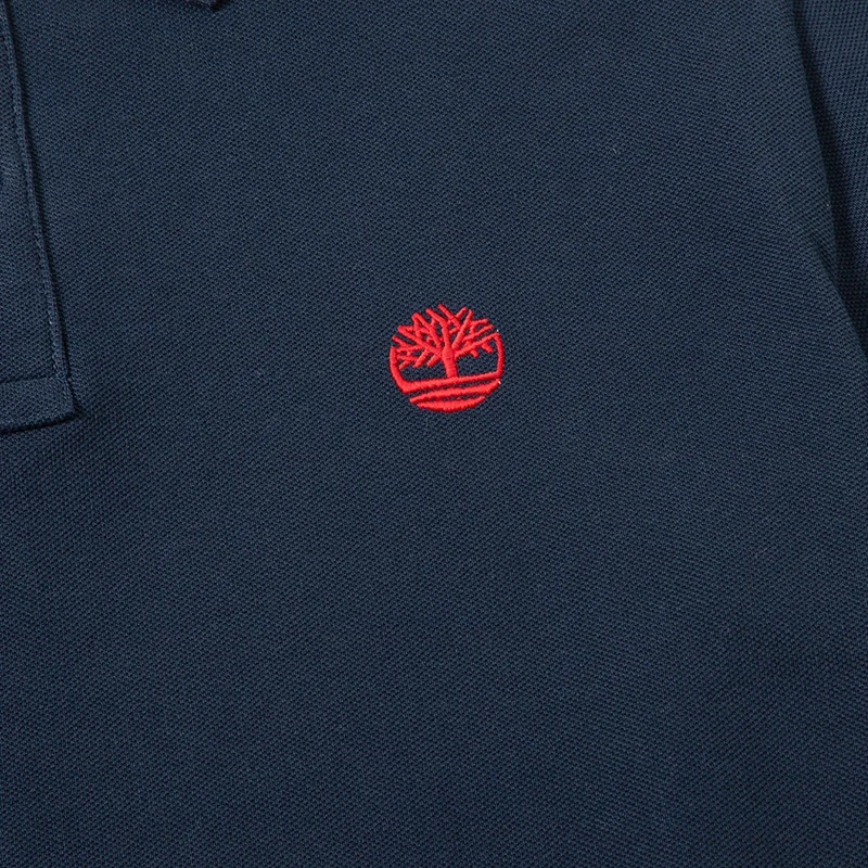 تمبرلاند قميص بولو الرجال الرياضة في الهواء الطلق فضفاض تنفس قصيرة الأكمام الأعمال التلبيب عادية القطن الخالص نصف كم تي شيرت A2Epm433