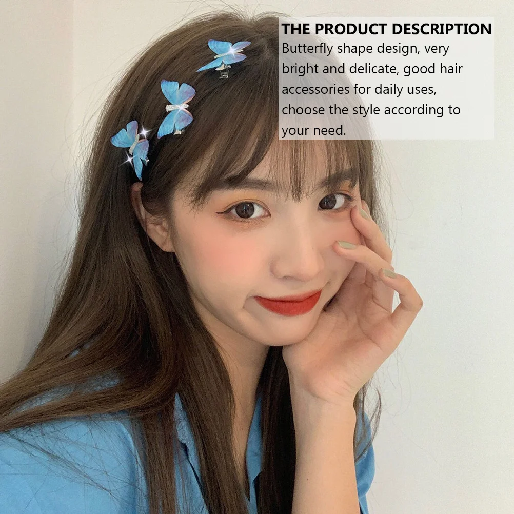 

10Pcs Butterfly Hair Clip Collection Stylish Hairpins for Women Girls Elegant Accessories Perfect Gift Hairpin
