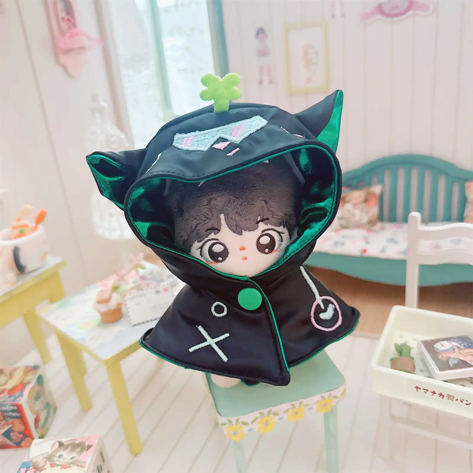 For 10cm 15cm  Doll Clothes Laser Cape Dolls Accessories Cultivate Hands-on Ability Children's Gift Toys