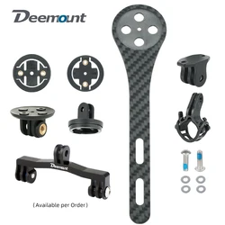 Bike Handlbar Computer Mount for Garmin Bryton Wahoo Gopro Bicycle Carbon Extended Bracket Cycling Speedometer Support Holder