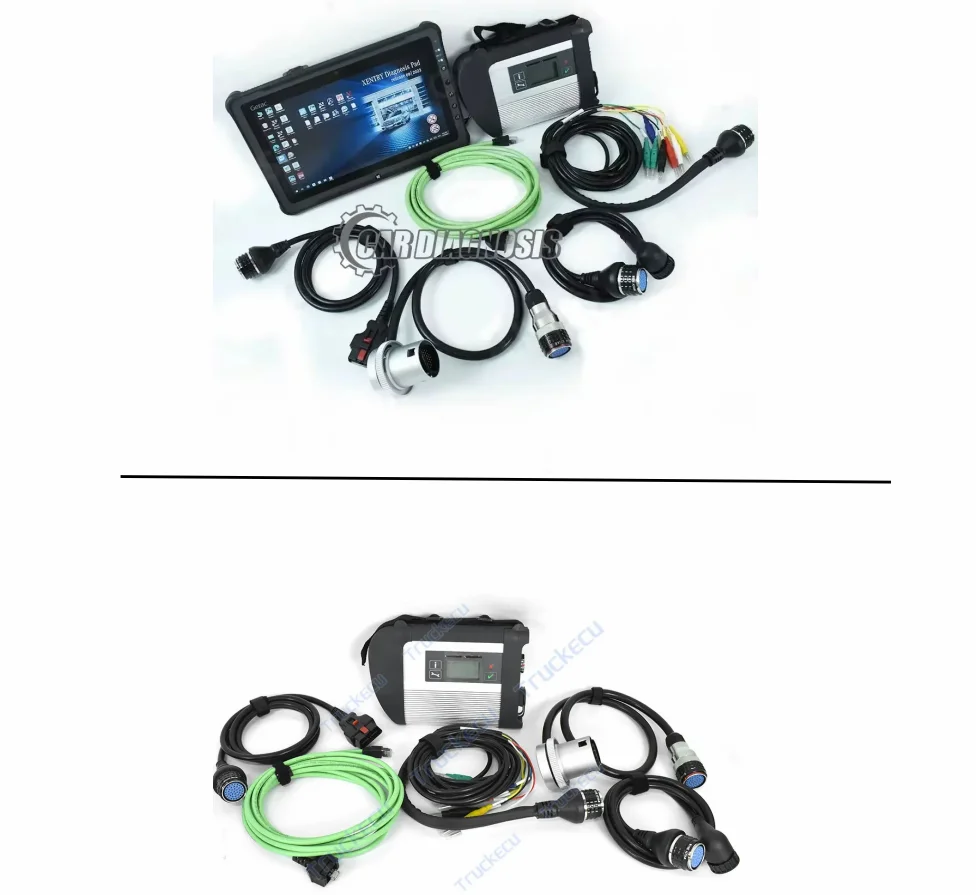 

F110 tablet For MB Star C4 Full Chip SD Connect Auto Wifi Doip Multiplexer for Benz Car xentry das epc Truck diagnostic tool