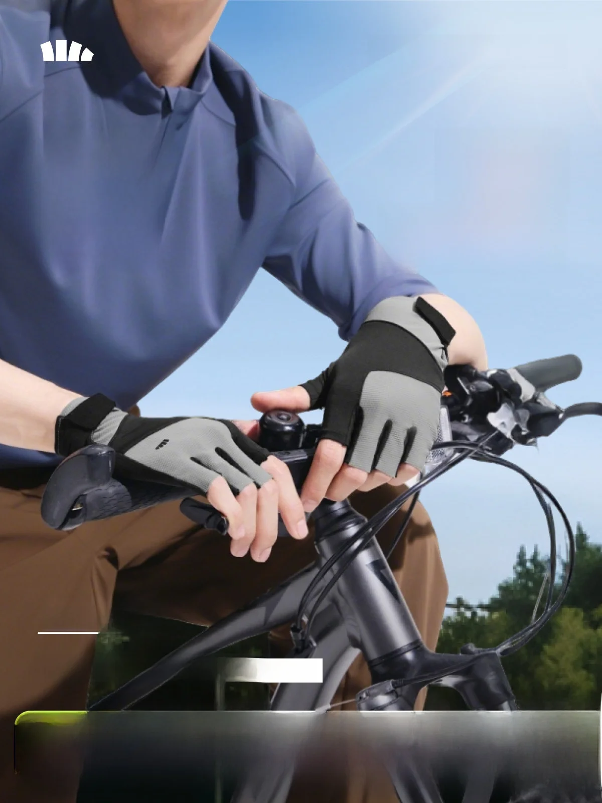 banana-leaf-men's-sports-sun-protection-gloves-half-finger-quick-dry-anti-slip-high-elasticity-outdoor-cycling-driving-uv-pro