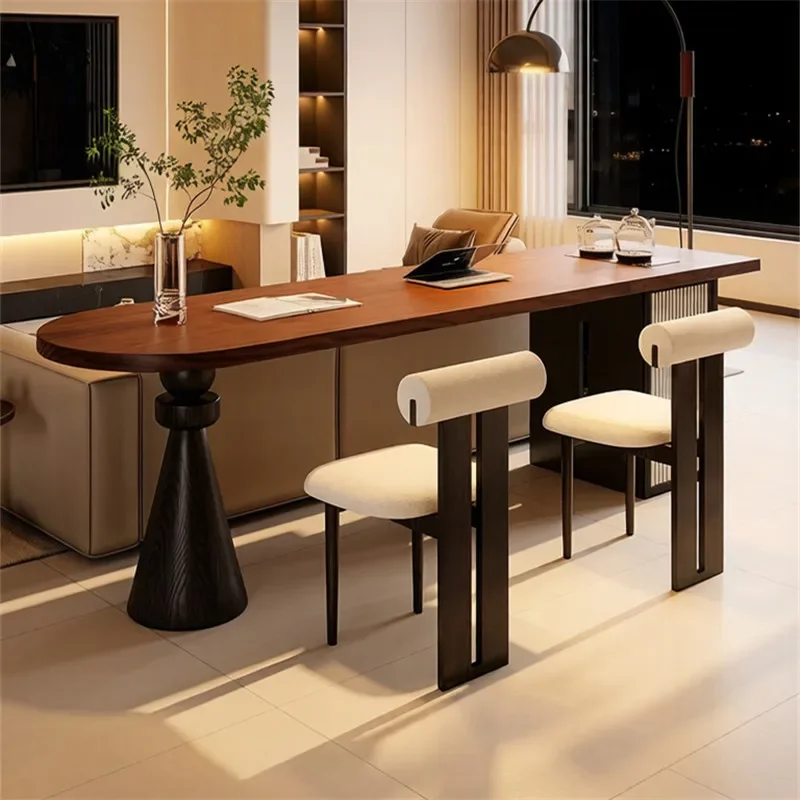 Medieval Style Pure Solid Wood Kettle Integrated Embedded Balcony Living Room Household Tea Tablel17