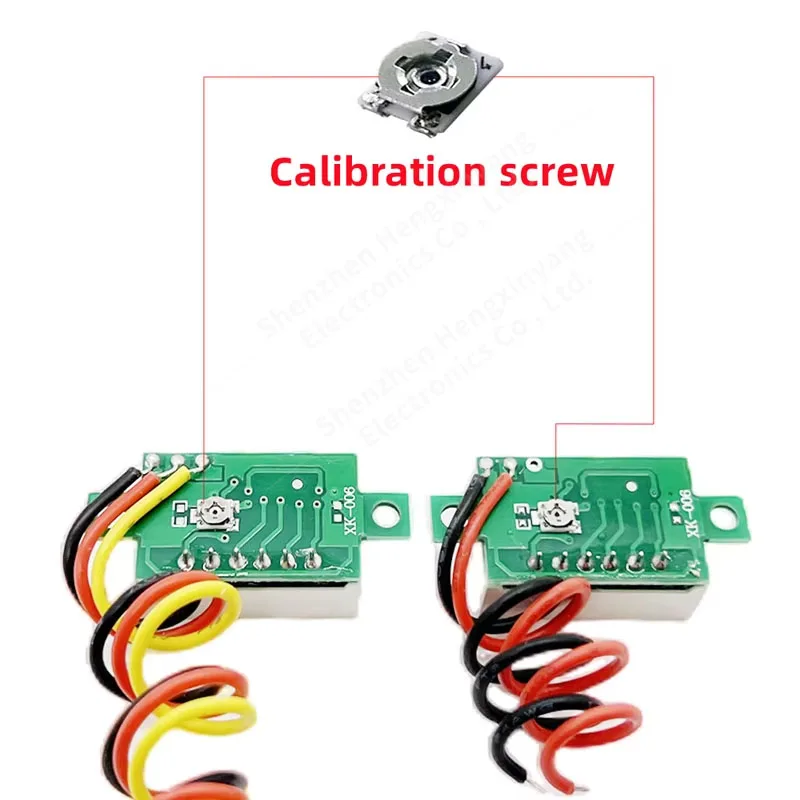DIY Rot Blau Digitale LED Mini-Anzeigemodule DC2.5V-32V DC0-100V Voltmeter Spannungsprüfer Panel Meter Messgerät für Motorrad Auto