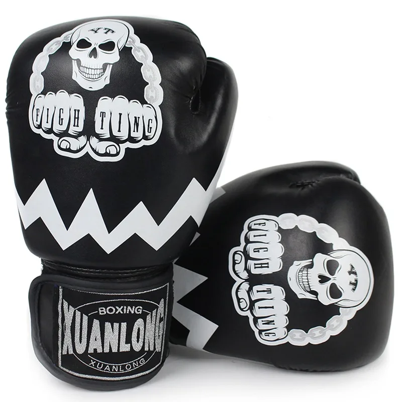 

Personality Skull MMA Boxing Gloves for Men Adult Kick Boxing Gloves Boys Sanda Fighting Punching Gloves Muay Thai Mitten