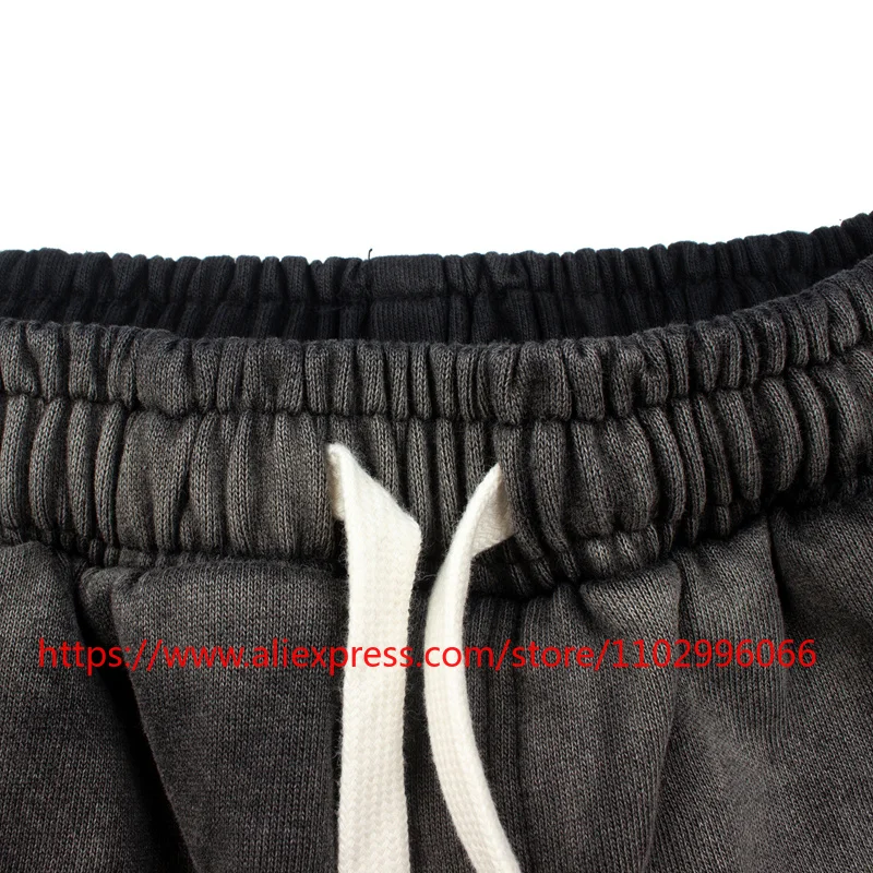 Y2K Men's GOD High Street SPEED Shorts Elastic Waist Pull-string Loose Casual Retro Washing Water Black Shorts in Stock