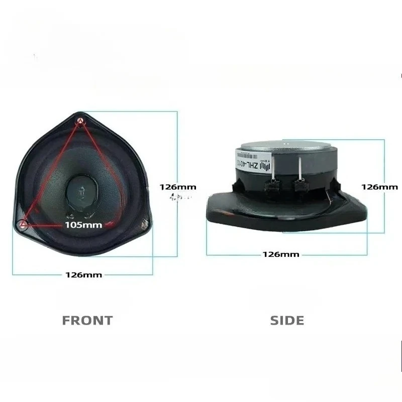 802 Four and A Half Inch 4.5-inch Triangular Plastic Pot Material Rack Full Frequency Mid Low Frequency BOSE Speaker