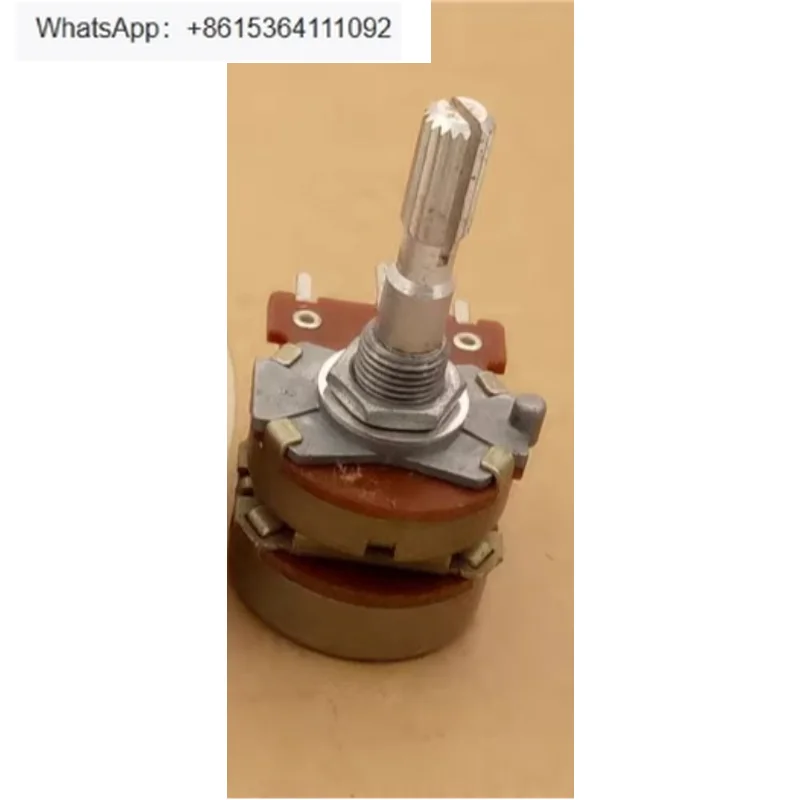 

Япония, потенциометр высокой мощности, двойной потенциометр A50K, длина ручки 30 мм, цветок 50KAX2