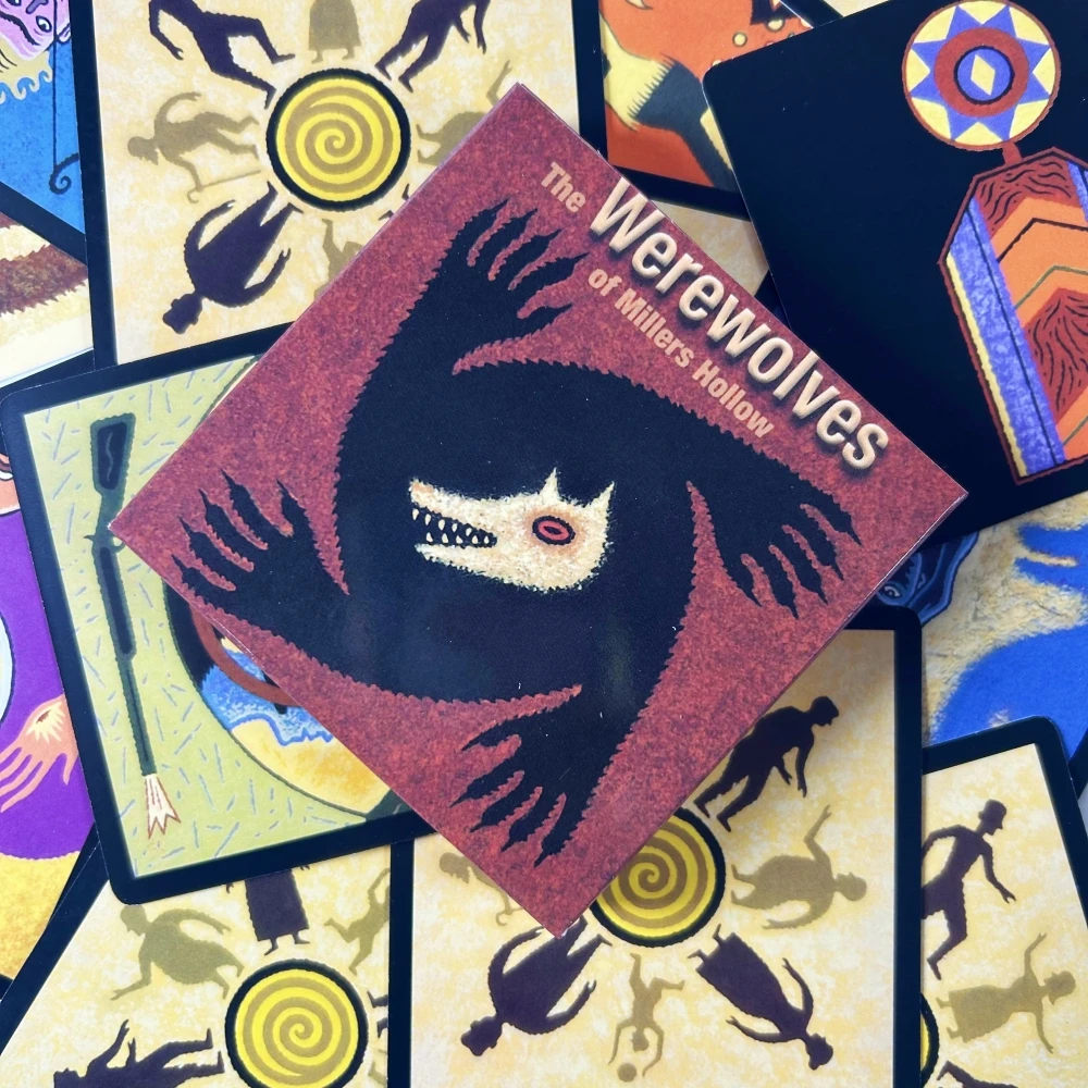 The Werewolf Cards A 24 Table Game With Paper Guidebook Puzzle Leisure Family Friend Party Getting Started Simple Board Deck image 3