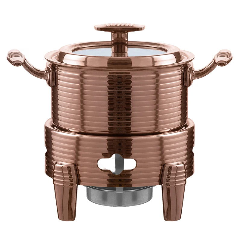 High-end commercial single small hot pot soup solid alcohol environmental protection oil stove outdoor special