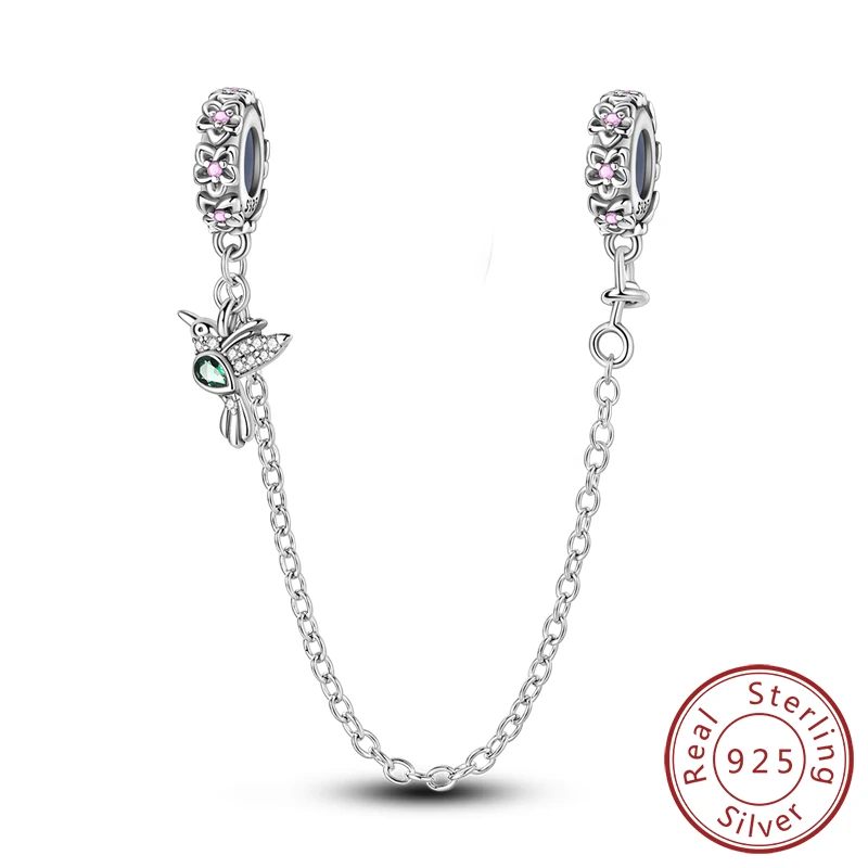 Original-Charm-Perlen aus 925er-Sterlingsilber, leuchtender, leuchtender Glühwürmchen-Schmetterlings-Anhänger für Armband-Charm-Schmuck