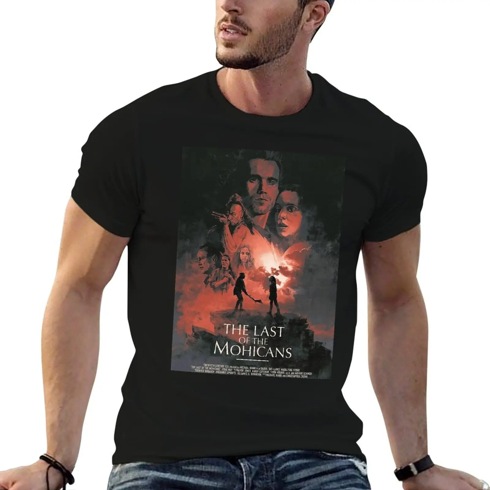 

The Last of the Mohicans T-Shirt anime t shirts for man cotton t shirts man 100% t shirts for man graphic funny T-Shirt