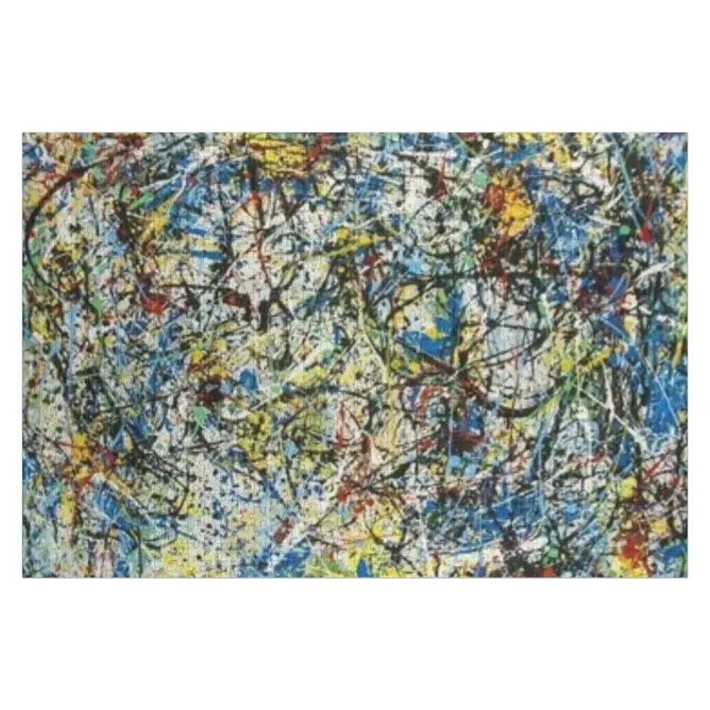 Sunday evenning by jackson pollock Jigsaw Puzzle Game Children Wood Adults Children Woods For Adults Puzzle