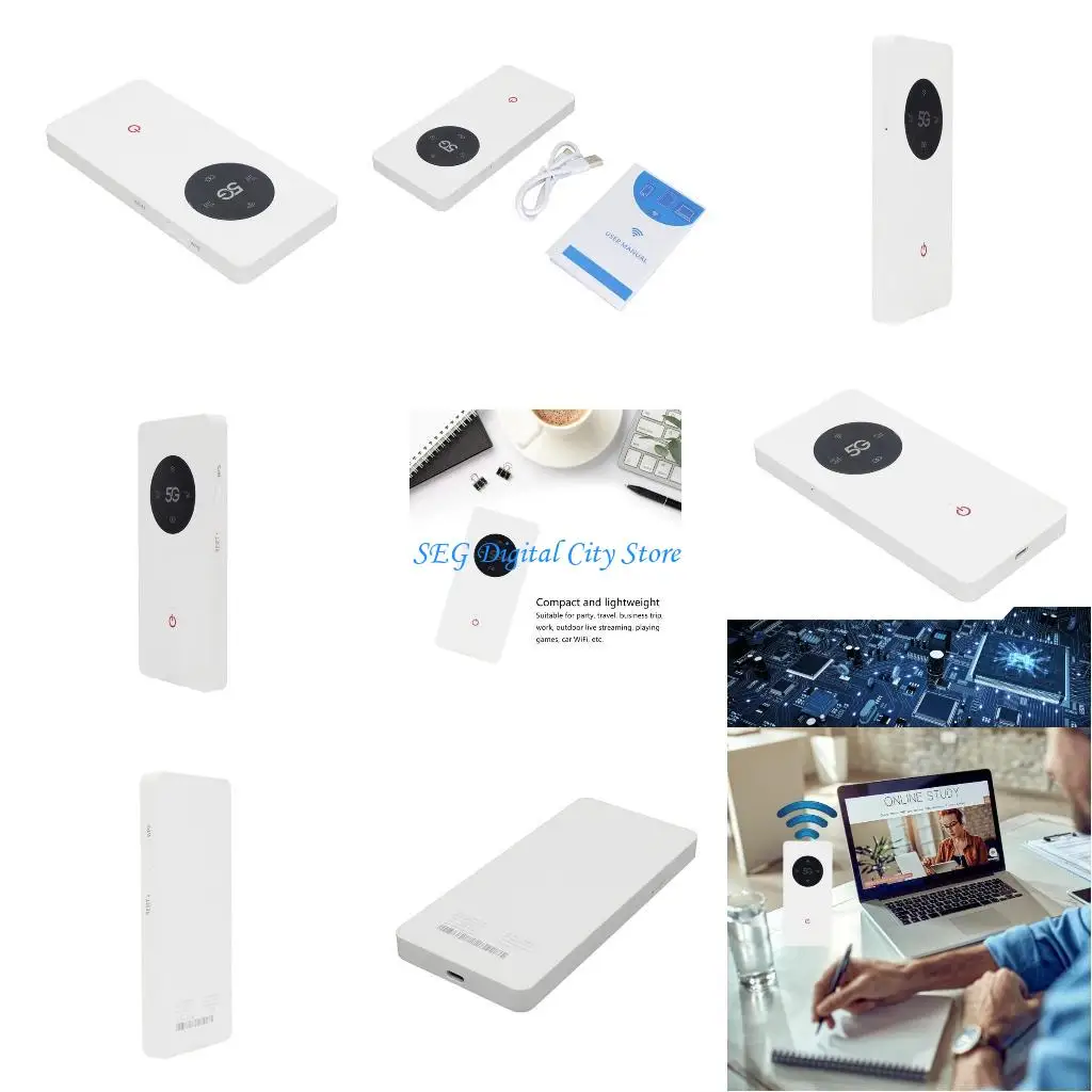 U75B WiFi Card بطارية ذات سعة كبيرة 5000 مللي أمبير في الساعة، حل إنترنت سهل الاستخدام للمنزل والمكتب #1