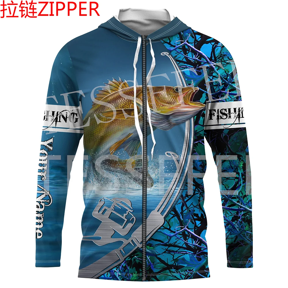 Custom Name Tuna Mahi Fishing Fisher Camo Tattoo Tracksuit Long Sleeves 3DPrint Pullover Harajuku Jacket Casual Funny Hoodies 42