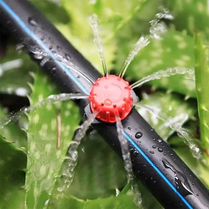 Plastic Garden Irrigation Emitter Set With Adjustable Flows And Easy Installation 55KF