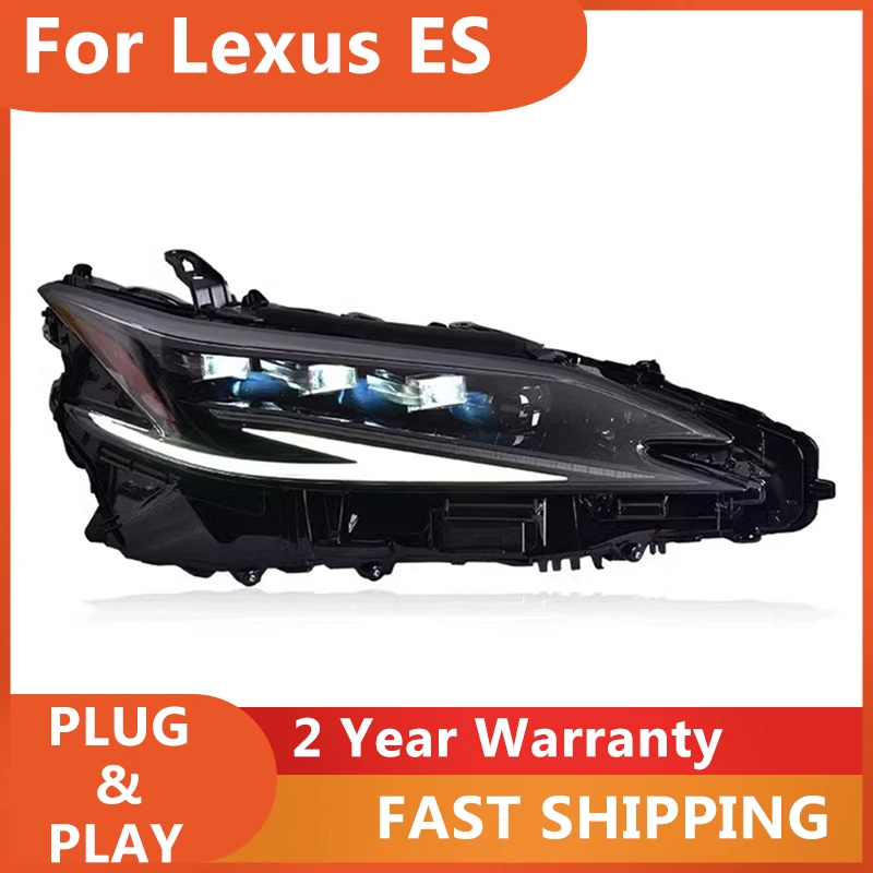 Car Accessories for Lexus ES Head Light 2018-2023 ES300 Headlight ES200 ES260 DRL Turn Signal High Beam Projector Lens