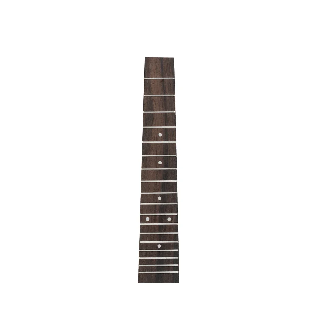 LOOK 1/5/10 PCS Ukulele Fingerboard 18 Frets 23 Inch Uke Fretboard W/ White Dots Inlay Ukulele Parts Accessories