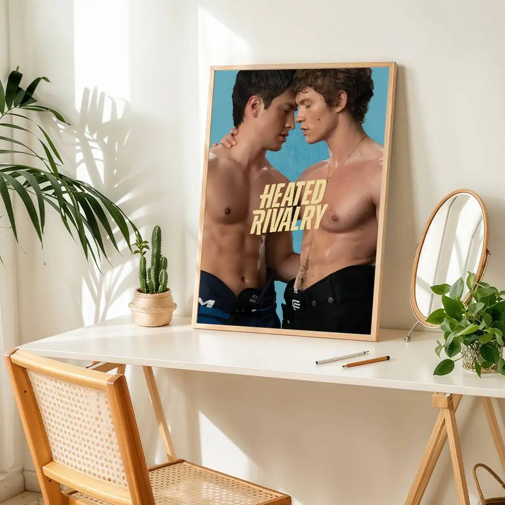 Popular TV Heated Rivalry Poster Suitable For Home Living Room Bedroom Office Bar Wall Decoration Sticker