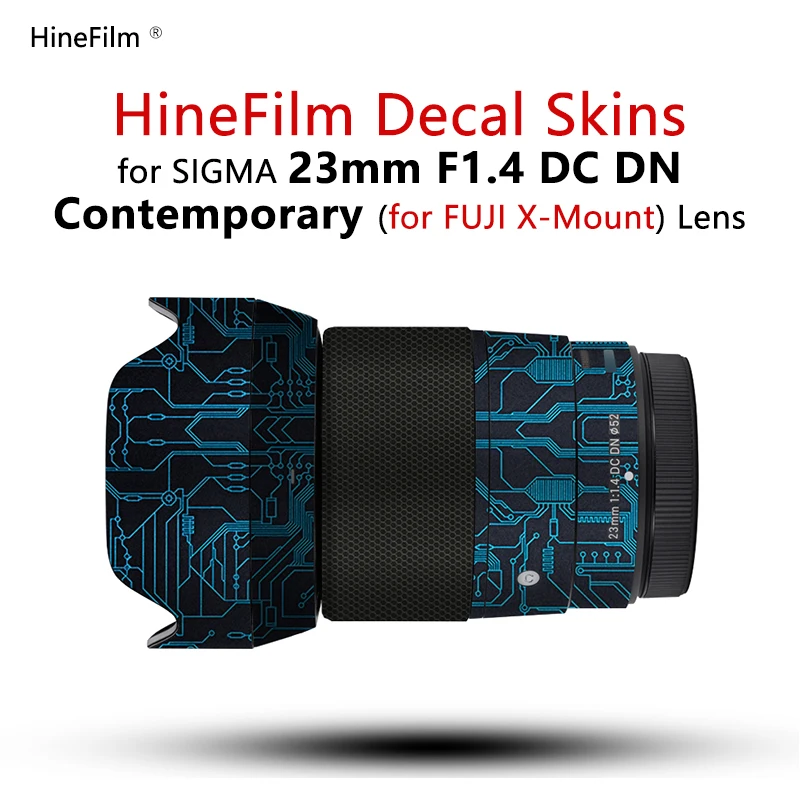 

Sigma 23 f1.4 for fuji X Mount Lens Cover Sticker Decal Skin for Sigma 23mm f1.4 DG DN Lens Protector Coat 23f1.4 Sticker