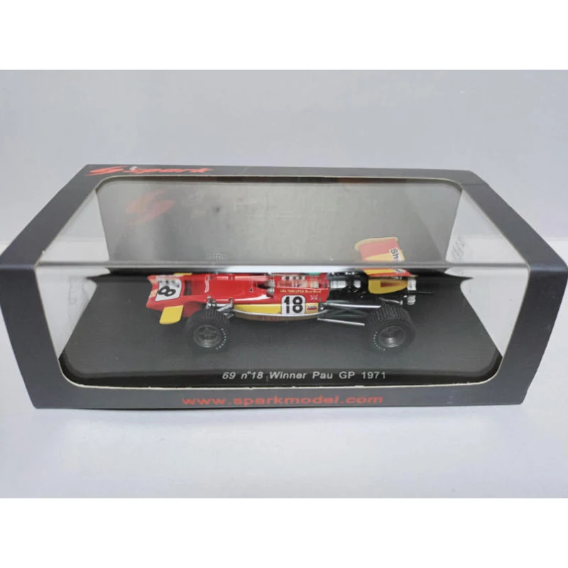 

Spark 1/43 Scale 69 Winner Pau F1 GP 1971 Resin Car Model Static Collection Decorated Holiday Gifts Toys