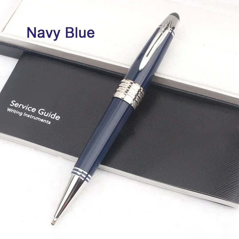 Great John Jfk Mb Luxury Ballpoint Pen Dark Blue Metal Monte Character Fountain Rollerball Pen Classic with Seriel Number